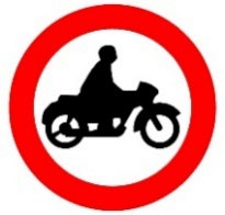 Движение мотоциклов запрещено